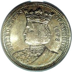 1893 25C Isabella Quarter MS65 PCGS. After the Isabell