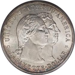 1900 S$1 Lafayette Dollar MS64 PCGS. DuVall 1-B. Unlik