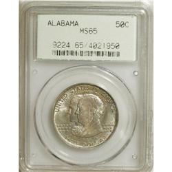 1921 50C Alabama MS65 PCGS. Well struck with unusually
