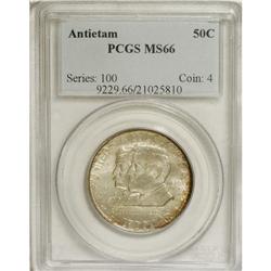 1937 50C Antietam MS66 PCGS. The bloodiest battle in C