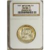 Image 1 : 1937 50C Antietam MS66 NGC. A bright satiny sheen illu