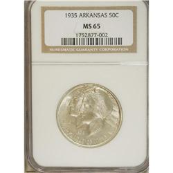 1935 SET Arkansas PDS Set MS65 NGC. The holders have c