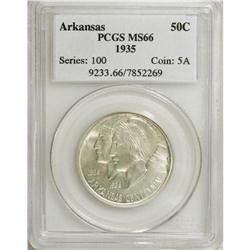 1935 SET Arkansas PDS Set MS66 PCGS. The set includes:
