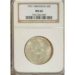 1937 SET Arkansas PDS Set MS66 NGC. The set includes: