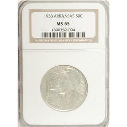 1938 SET Arkansas PDS Set MS65 NGC. The set includes: