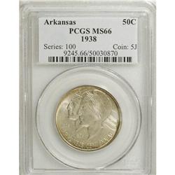 1938 SET Arkansas PDS Set MS66 PCGS. The set includes: