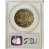 Image 2 : 1938-S 50C Boone MS66 PCGS. Colorful toning in shades