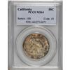 Image 1 : 1925-S 50C California MS64 PCGS. This highly lustrous