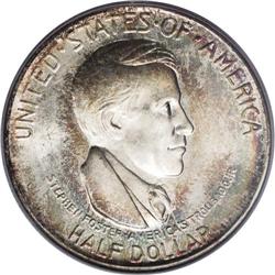 1936-D 50C Cincinnati MS67 PCGS. Lovely sun-gold and p