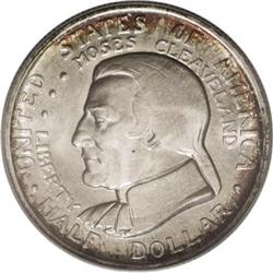 1936 50C Cleveland MS67 PCGS. The issue depicts Moses