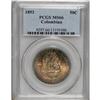 Image 1 : 1893 50C Columbian MS66 PCGS. This second year of issu