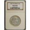 Image 3 : 1893 50C Columbian MS66 Deep Mirror Prooflike NGC. Inc