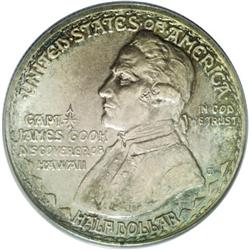 1928 50C Hawaiian MS64 PCGS. The obverse has delightfu