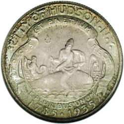 1935 50C Hudson MS66 NGC. Frosty throughout, with soft