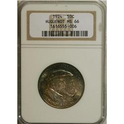 1924 50C Huguenot MS66 NGC. The Huguenots on this love