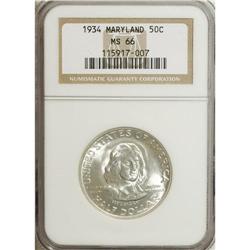 1934 50C Maryland MS66 NGC. An amazing example of this