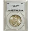 Image 1 : 1921 50C Pilgrim MS66 PCGS. A well struck example of t