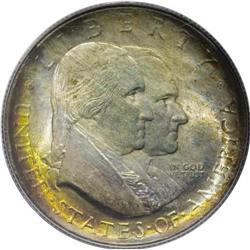 1926 50C Sesquicentennial MS65 PCGS. The luster of thi