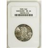 Image 1 : 1925 50C Vancouver MS66 NGC. A strongly lustrous examp