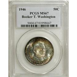 1946 50C Booker T. Washington MS67 PCGS. Though this i