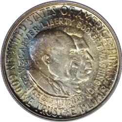 1951 50C Washington-Carver MS66 PCGS. Splendidly toned