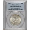 Image 1 : 1954 50C Washington-Carver MS66 PCGS. The ice-blue cen