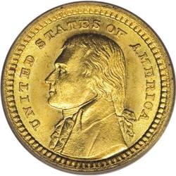 1903 G$1 Louisiana Purchase/Jefferson MS66 PCGS. The f