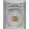 Image 3 : 1903 G$1 Louisiana Purchase/McKinley MS67 PCGS. An imp
