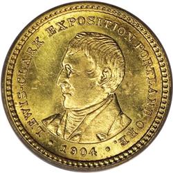 1904 G$1 Lewis and Clark MS64 PCGS. The Lewis and Clar