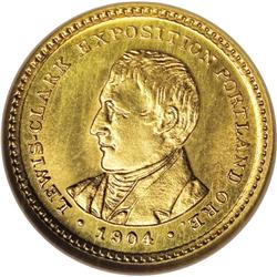 1904 G$1 Lewis and Clark MS64 NGC. This mildly proofli