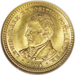 1904 G$1 Lewis and Clark MS64 NGC. Lewis, Clark, and t