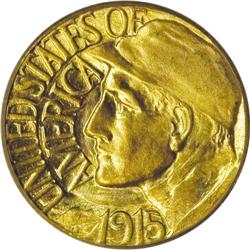 1915-S G$1 Panama-Pacific Gold Dollar MS66 PCGS. The 1