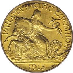 1915-S $2 1/2 Panama-Pacific Quarter Eagle MS65 PCGS.