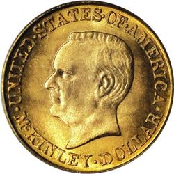 1916 G$1 McKinley MS66 PCGS. The obverse of the McKinl