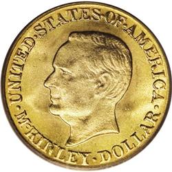 1917 G$1 McKinley MS65 PCGS. it is fitting that a gold