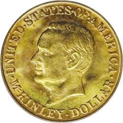 1917 G$1 McKinley MS66 PCGS. The last two commemorativ