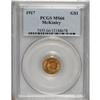 Image 3 : 1917 G$1 McKinley MS66 PCGS. After three years of cons