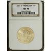 Image 1 : 2003-W G$10 First Flight Gold Eagle MS70 NGC. A decisi