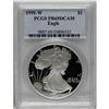 Image 3 : 1995-W S$1 Silver Eagle PR69 Deep Cameo PCGS. A seemin