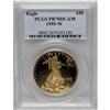 1995-W G$50 One-Ounce Gold Eagle PR70 Deep Cameo PCGS.