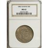 Image 1 : 1883 50C Hawaii Half Dollar MS62 NGC. Rich dove-gray a