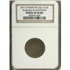 Image 1 : 1871 Wailuku Plantation 12 1/2 Cent Token VF30 NGC. Med