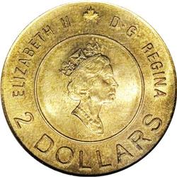 2000 Canada 2 Dollar--Mint Error--Struck on a U.S. Saca