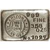 Image 3 : Arizona Assay Office Silver Ingot. Probably made circa
