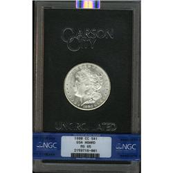 1880-CC S$1 MS65 NGC. Considerable contrast is noted o