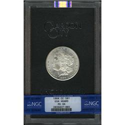 1884-CC S$1 MS66 NGC. Another untoned Premium Gem with