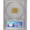 Image 2 : 1855 G$1 AU58 PCGS. A touch of friction appears on the