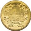 Image 2 : 1878 G$1 MS67 S NGC. The U.S. Mint made a final attem