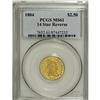 Image 3 : 1804 $2 1/2 14 Star Reverse MS61 PCGS. BD-2, R.4. BD O