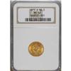 Image 1 : 1877-S $2 1/2 MS62 NGC. Vibrant luster and radiant pum